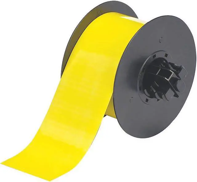 Alt view image 2 of 5 - BRADY B30C-2500-509-YL Label Roll, Yellow, Labels/Roll: Continuous