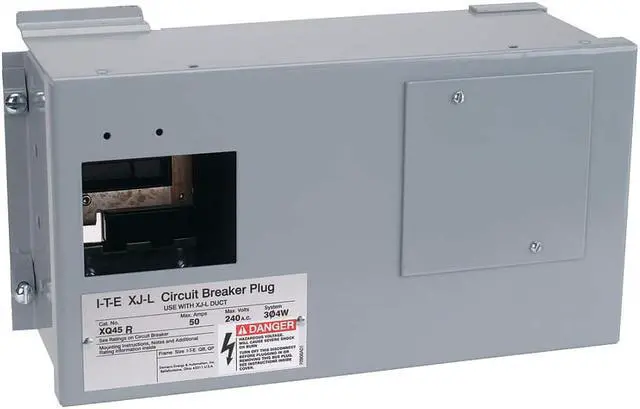 Alt view image 2 of 5 - SIEMENS US2:BPJA6GE Bus Plug Enclosure, 60A, 120/240V AC, XQ, 3 Phase, 4 Wire
