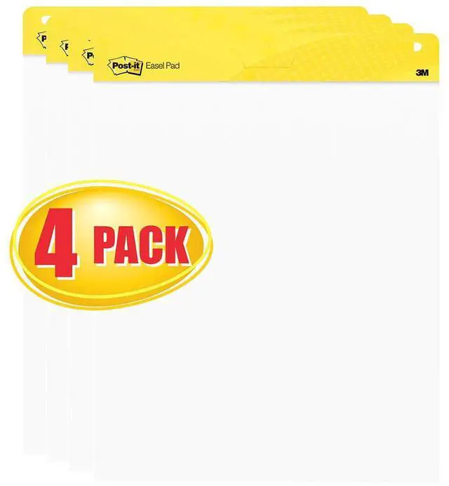Alt view image 2 of 8 - POST-IT 559 VAD 4PK Easel Pad,Plain,White,25 in x 30 in,PK4