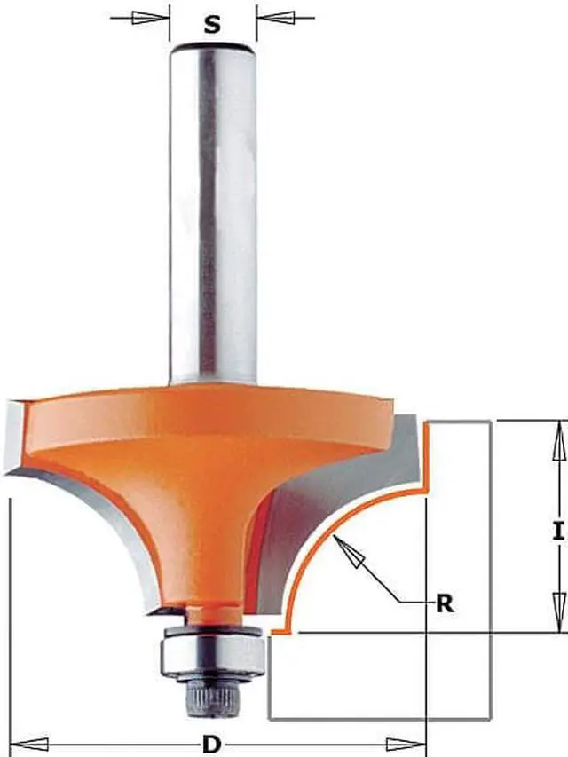 Main image of CMT 839.254.11 Beading Router Bit,HW,1 in