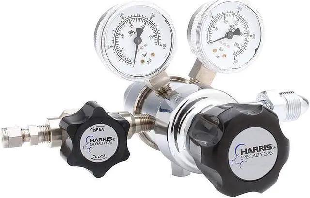Alt view image 2 of 2 - HARRIS KH1060 High Purity Gas Regulator, Argon, Helium, Nitrogen, Two Stage,
