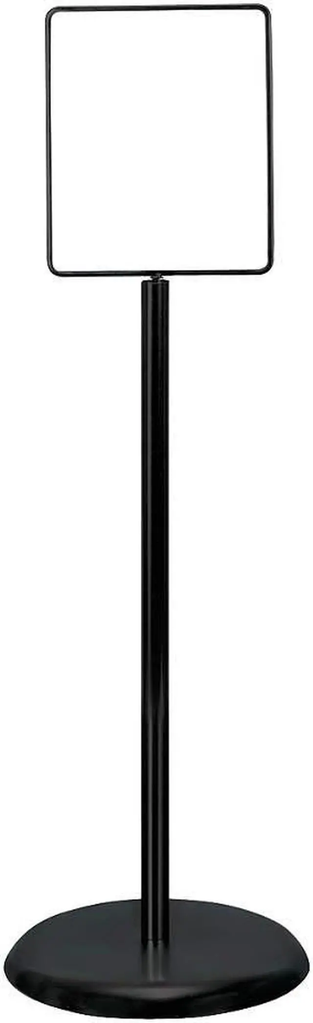 Main image of ZORO SELECT UVPSH81 Sign Holder, Pedestal, 8-1/2x11, Metal, Blk