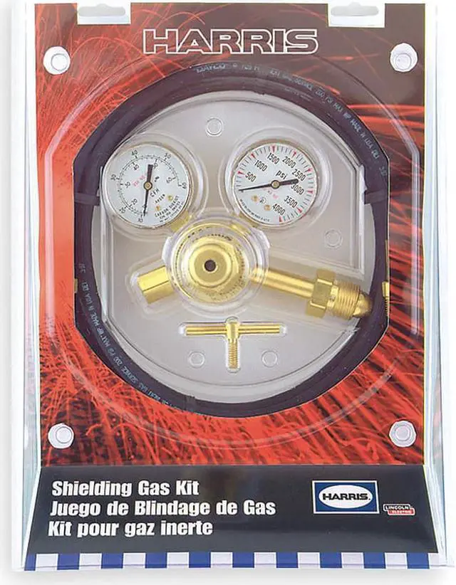 Main image of HARRIS 301AR-58010 Flow Gauge Regulator and Hose Kit, Argon, Single Stage,