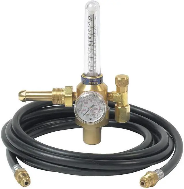 Main image of HARRIS 3100211 Flowmeter Regulator and Hose Kit, Argon, Carbon Dioxide,