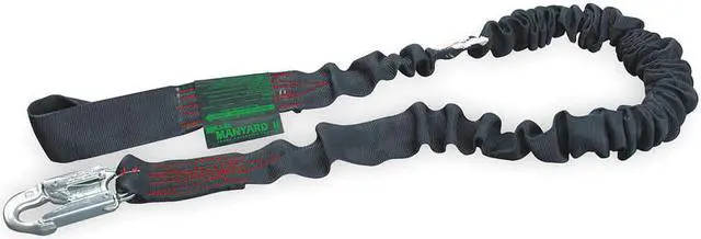 Main image of MILLER BY HONEYWELL Shock-Absorbing Lanyard, 2 Leg, Kevlar(R) 233MK-Z7/6FTBK