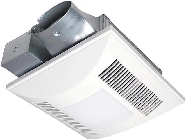Alt view image 5 of 6 - PANASONIC FANS - WHISPERVALUE FV-08VSL3 - BATHROOM EXHAUST FAN WITH LIGHT - 80 CFM - 1.3 SONES - 4 INCH OVAL DUCT