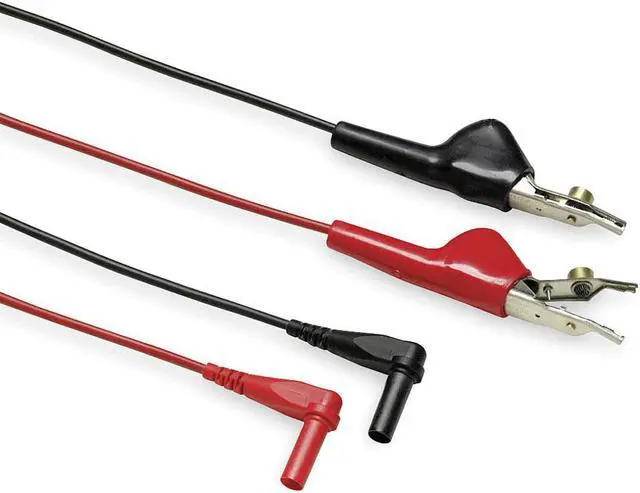 Main image of FLUKE Fluke-TL26A Test Leads,60 In. L,Black/Red,30VAC,PR