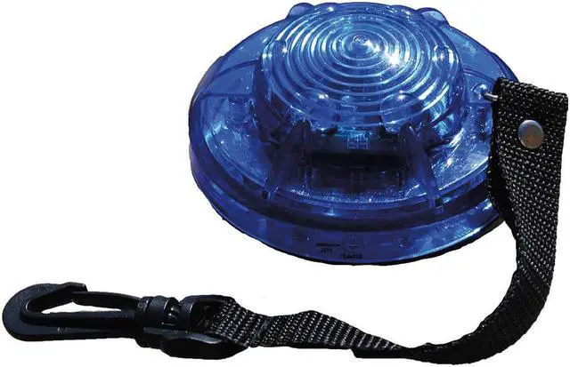 Alt view image 2 of 5 - RAILHEAD GEAR M26-B Warning Light,Blue,LED,2 AA Batteries