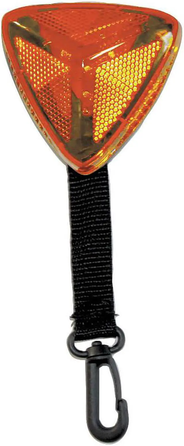 Alt view image 2 of 5 - K&E SAFETY M25-A Warning Light,Amber,LED,2 AA Batteries