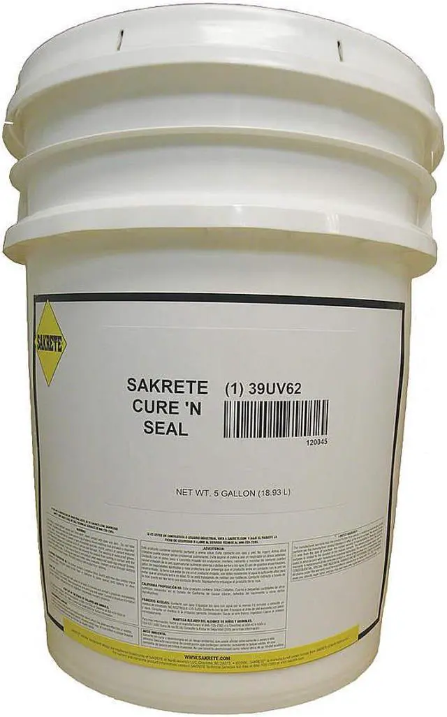 Alt view image 2 of 2 - SAKRETE 120045 Concrete Sealer, Pail, Clear, Cure & Seal