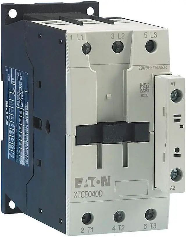 Main image of EATON XTCE065D00T IEC Magnetic Contactor, 3 Poles, 24V AC, 65 A, Reversing: No