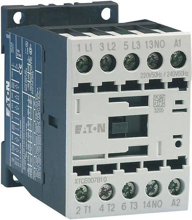 Main image of EATON XTCE012B10B IEC Magnetic Contactor, 3 Poles, 240 V AC, 12 A, Reversing: No