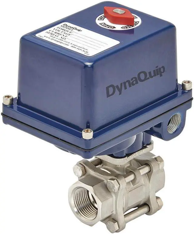 Main image of DYNAQUIP CONTROLS E3S25AJE21 1" FNPT Stainless Steel Electronic Ball Valve 2-Way