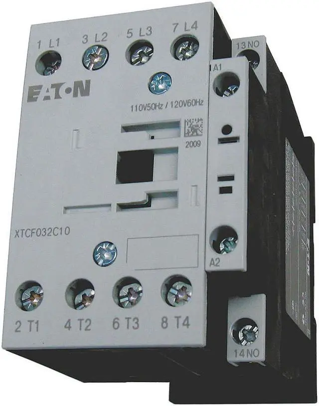 Alt view image 2 of 3 - EATON XTCF045C10TD IEC Magnetic Contactor, 4 Poles, 24V DC, 25 A, Reversing: No
