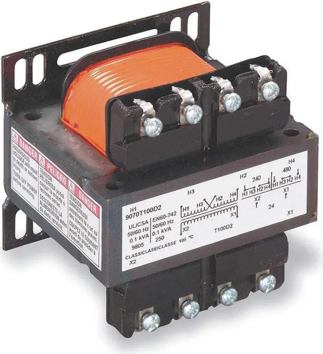Alt view image 2 of 2 - SQUARE D 9070T150D23 Control Transformer, 150 VA, Not Rated, 55°C, 24V AC,