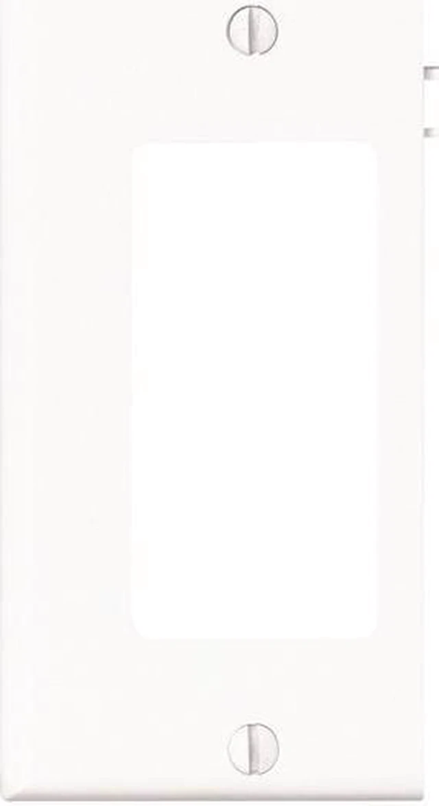 Alt view image 2 of 3 - Leviton PSE26-W White Decorator Sectional Center Wall Plate