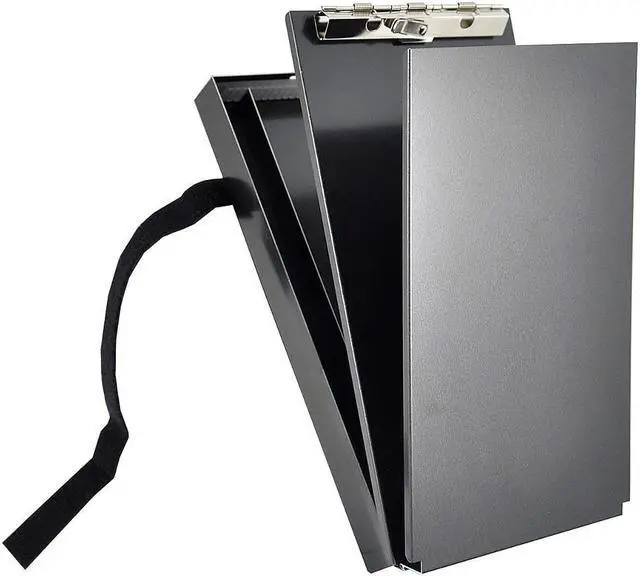 Alt view image 2 of 10 - SAUNDERS 12206 6" x 11" Portable Storage Clipboard, Black