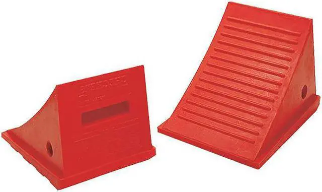 Alt view image 2 of 8 - CHECKERS UC1500-4.5 8-1/2 in. Urethane Wheel Chock in Orange