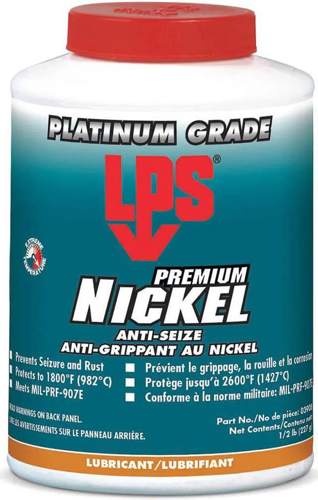 Main image of Lps Nickel Anti-Seize Compound, -65i??F to 2600i??F, 0.5 lb., Silver 03908