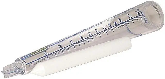 Main image of LAMOTTE 1047 Rain Gauge,0.1 In To 5.5 In Cap