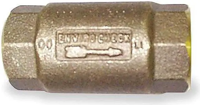 Alt view image 2 of 2 - CAMPBELL 4030E 3/4" FNPT Lead Free Brass Spring Check Valve