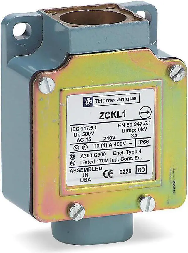 Alt view image 2 of 2 - TELEMECANIQUE SENSORS ZCKL1H7 1NC/1NO Limit Switch Body Nema 1, 2, 3, 4, 12 IP