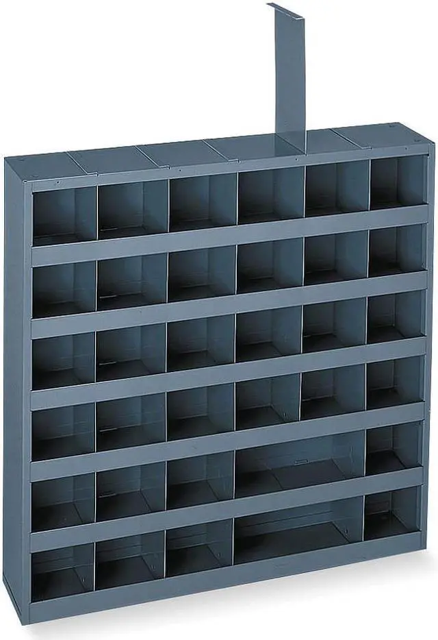 Alt view image 2 of 4 - DURHAM MFG 314-95 Prime Cold Rolled Steel Pigeonhole Bin Unit , 4 3/4 in D x