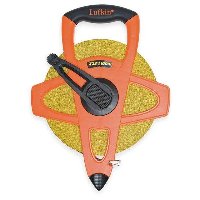 Alt view image 2 of 2 - Fiberglass 328 ft. SAE/Metric Long Tape Measure