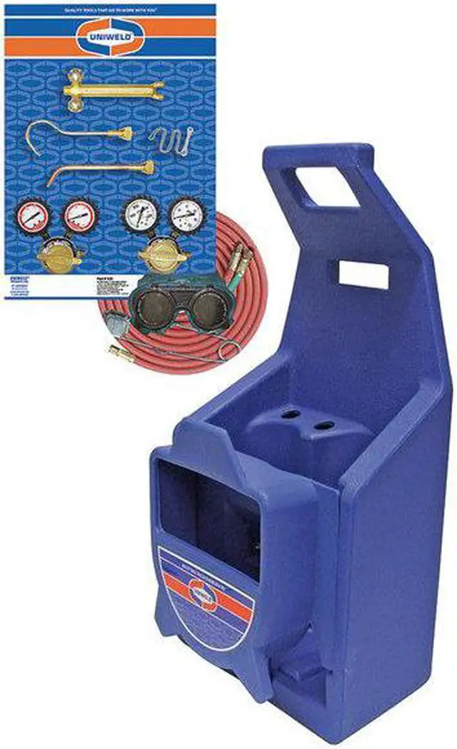 Alt view image 2 of 4 - UNIWELD K22P Welding And Cutting Outfit, Cap'n Hook Series, Acetylene, 3/8 in