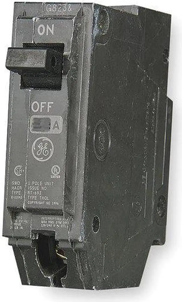 Alt view image 2 of 3 - GE THQL1150 Molded Case Circuit Breaker, THQL Series, 50A, 1 Pole, 120/240V AC,