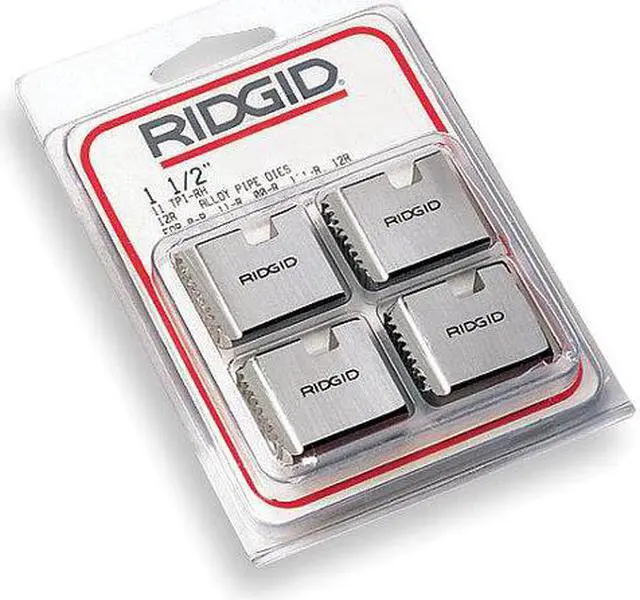 Alt view image 2 of 7 - RIDGID 37850 Pipe Thread Die,2 In,Alloy,4 Pc