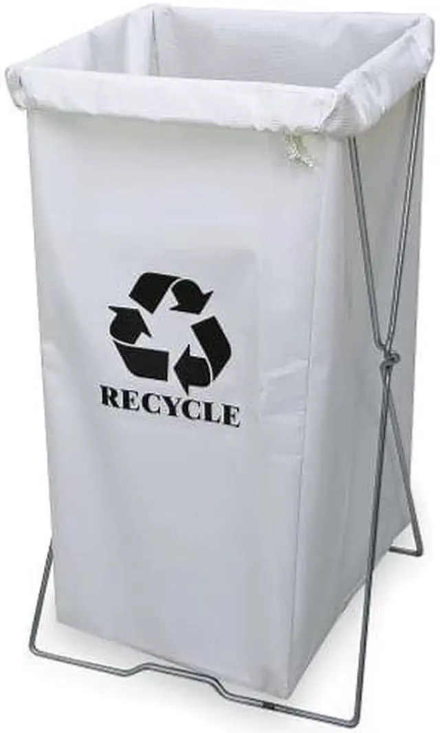 Main image of ROYAL BASKET TRUCK G00-WWX-EBN Enviro Hamper Bag, 30 gal, white vinyl