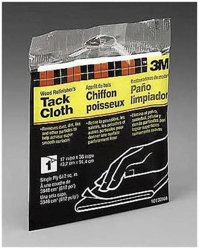 Alt view image 6 of 13 - Wood Refinisher Tack Cloth 3M Tack Cloth 10132 051111101322