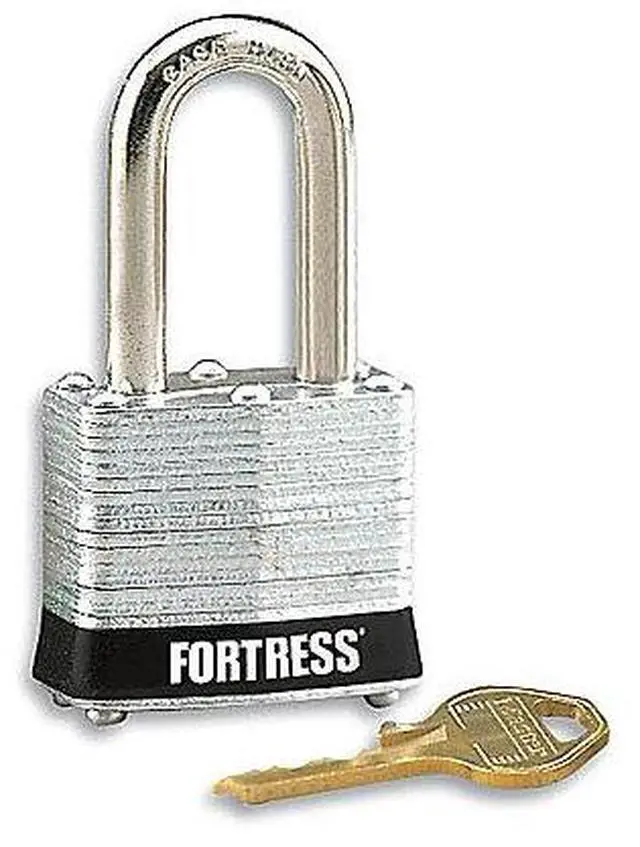 Alt view image 2 of 5 - ZORO SELECT 1803LHBLK Lockout Padlock, Keyed Different, Steel, Black, 2 in
