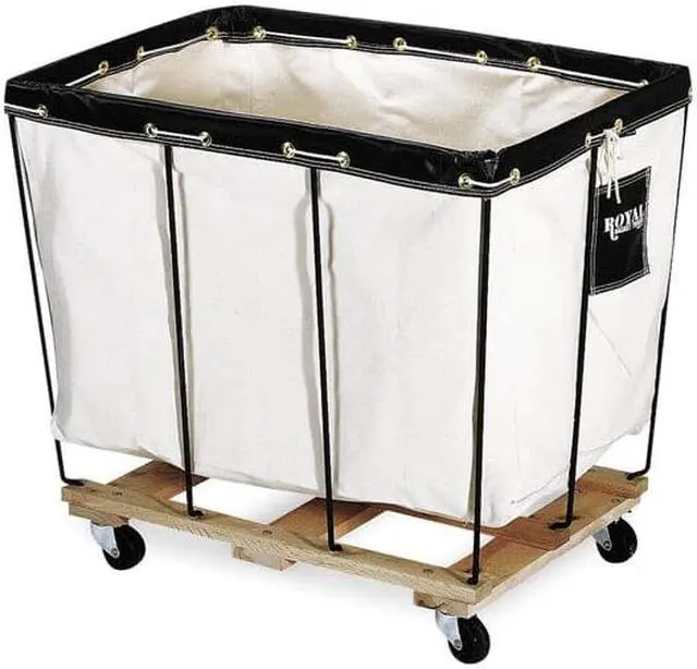 Alt view image 2 of 2 - ROYAL BASKET TRUCKS G12-CCX-KDA-3UNN Knock Down Basket Truck,12 Bu,Canvas