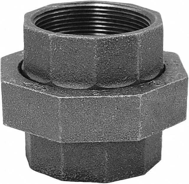 Alt view image 3 of 3 - Anvil 463 Black Malleable Iron Union, 3/4"