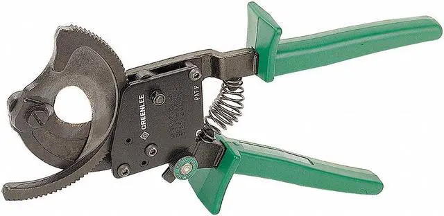 GREENLEE 759 10-1/2" Ratchet Action Cable Cutter, Center Cut