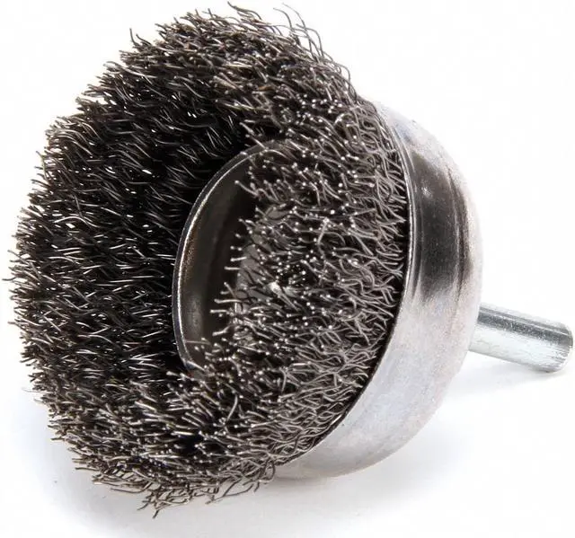Main image of WEILER 93044 Crimped Wire Cup Wire Brush, 2", 0.0118"