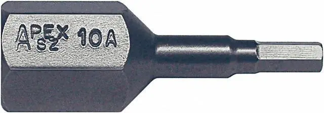Main image of APEX TOOL GROUP 185-8X-5PK Torsion Bit, SAE, 1/4", Hex, 3/8", 1-1/4", PK5