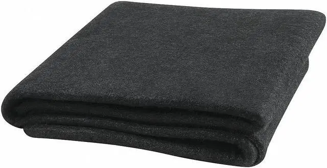 Alt view image 7 of 10 - STEINER 316-4X6 Welding Blanket, Carbon Fiber, 6 ft. W., 4 ft. H., 16 oz/sq yd,