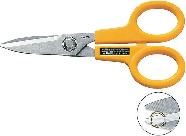 Alt view image 3 of 7 - OLFA SCS-1 Industrial,Industrial Shears,5 In. L