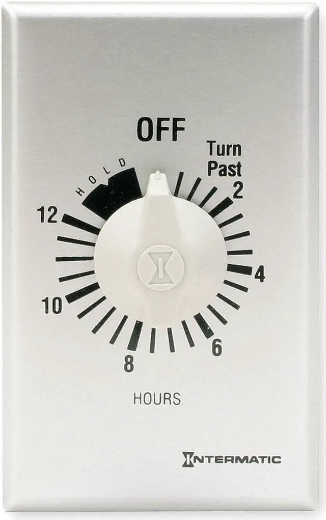 Alt view image 3 of 3 - INTERMATIC FF12HHC Timer,Spring Wound