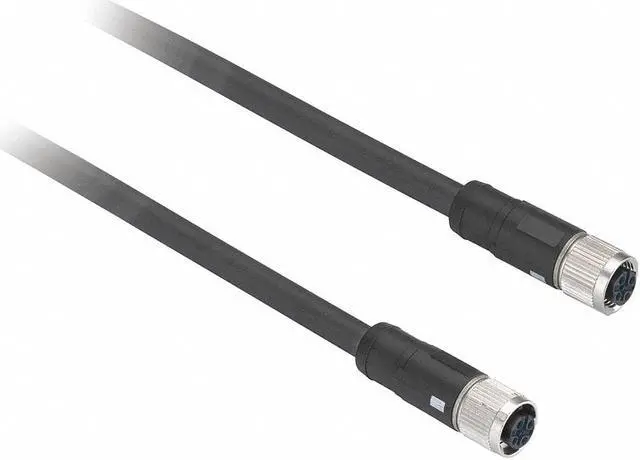 Main image of TELEMECANIQUE SENSORS XZCPV1141L2 Cordset,6.56 ft.,Gray,250VAC/300VDC