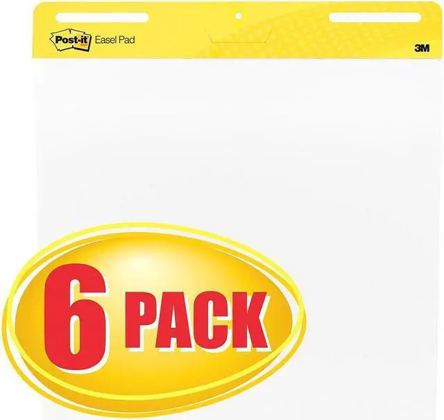 Alt view image 2 of 8 - POST-IT 559 VAD 6PK Easel Pad,Plain,White,25 in x 30 in,PK6