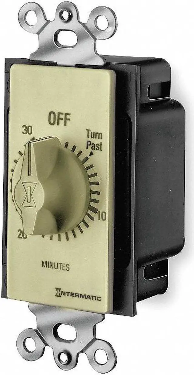 Alt view image 3 of 4 - Intermatic FD430M DPST 30-Minute Spring Wound Timer - Ivory