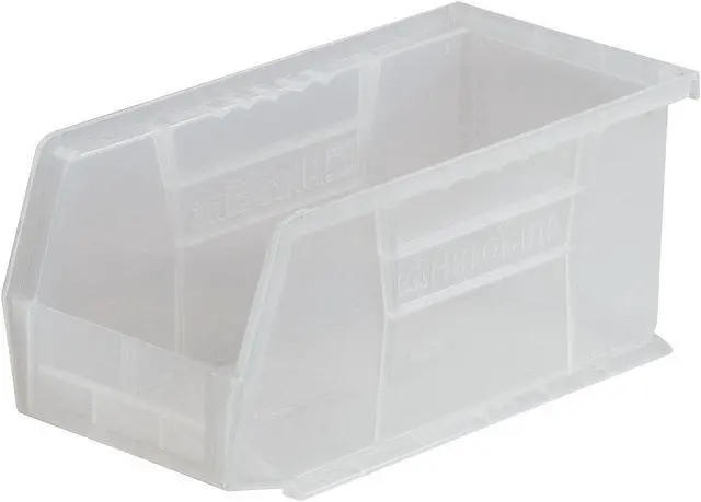 Main image of AKRO-MILS 30265SCLAR Hang & Stack Storage Bin, Plastic, Clear, 9 in H, 8 1/4 in