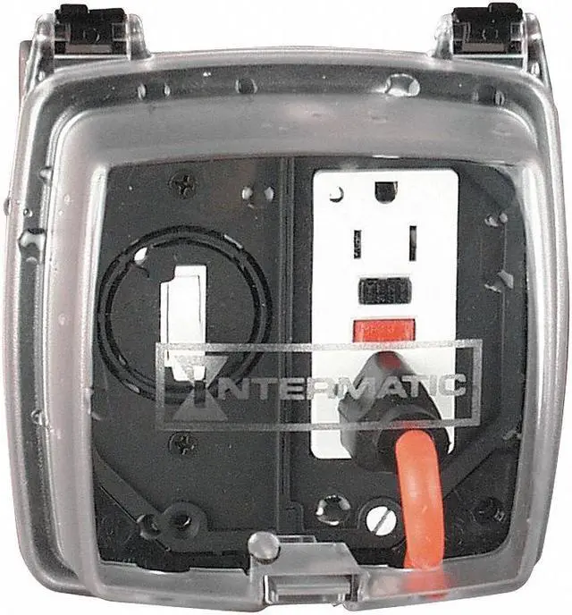 Alt view image 2 of 4 - Intermatic WP1220C 2 Gang 2-1/4-Inch Weatherproof Box, Clear