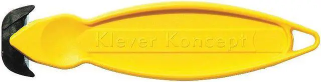 Main image of KLEVER KONCEPT KCJ-2Y Safety Cutter, Fixed Blade, Safety Recessed, Polymer, 5