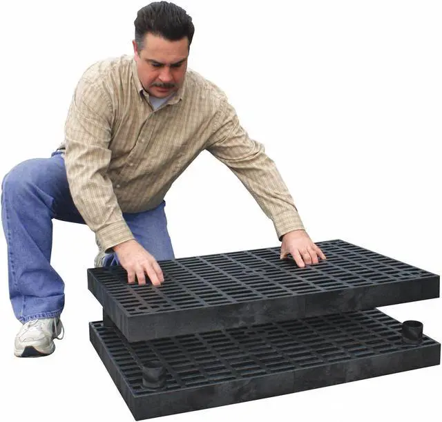 Alt view image 5 of 6 - ADD-A-LEVEL A4824A Work Platform Add On Unit, Stackable, Plastic