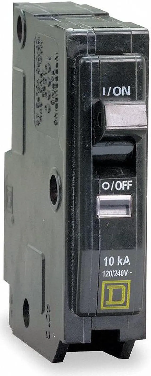 Main image of SQUARE D QO120HM Miniature Circuit Breaker, QO Series, 20A, 1 Pole, 120V AC,